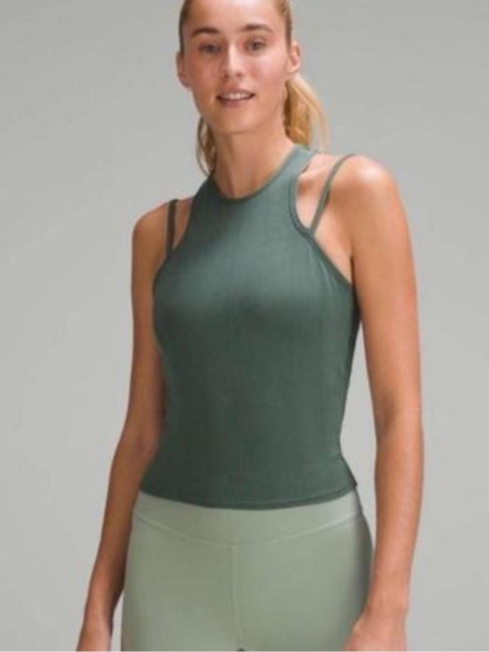 Lululemon athletica navy double-Strap tank